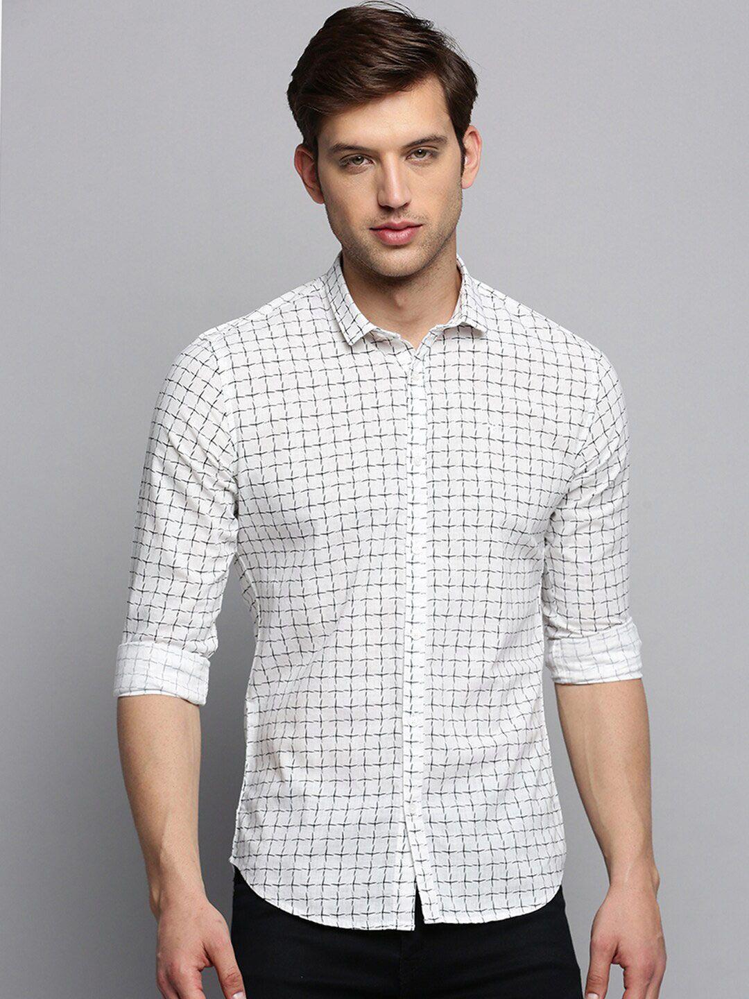 showoff classic printed casual cotton shirt