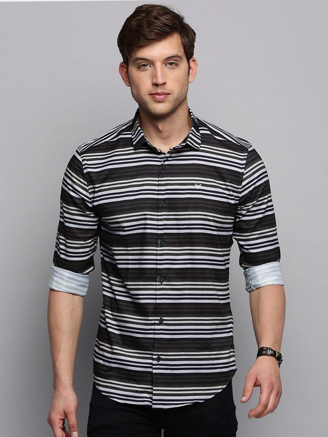 showoff horizontal stripes casual shirt