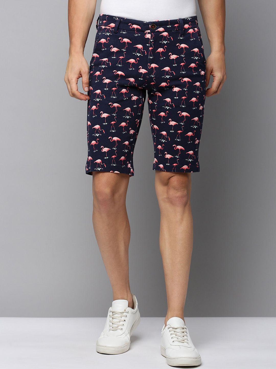 showoff men regular fit printed shorts