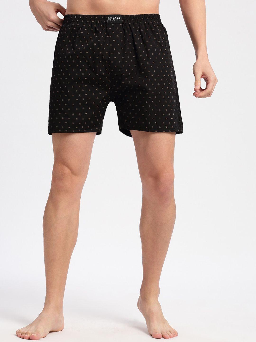 showoff micro-printed cotton boxers am-141-8