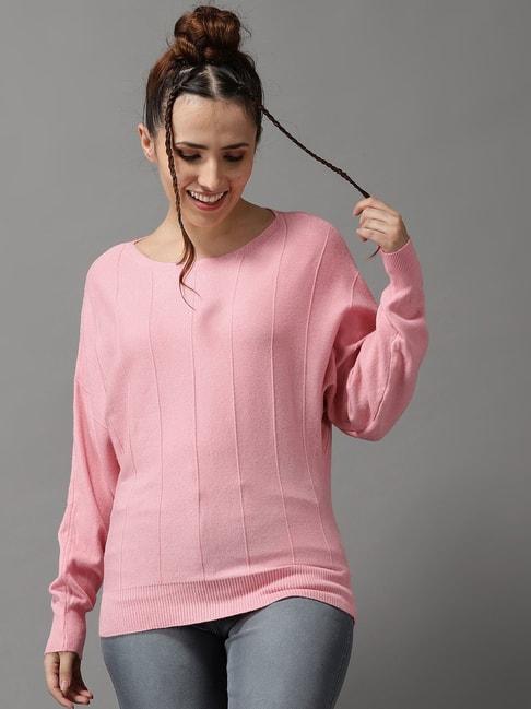 showoff pink regular pullover