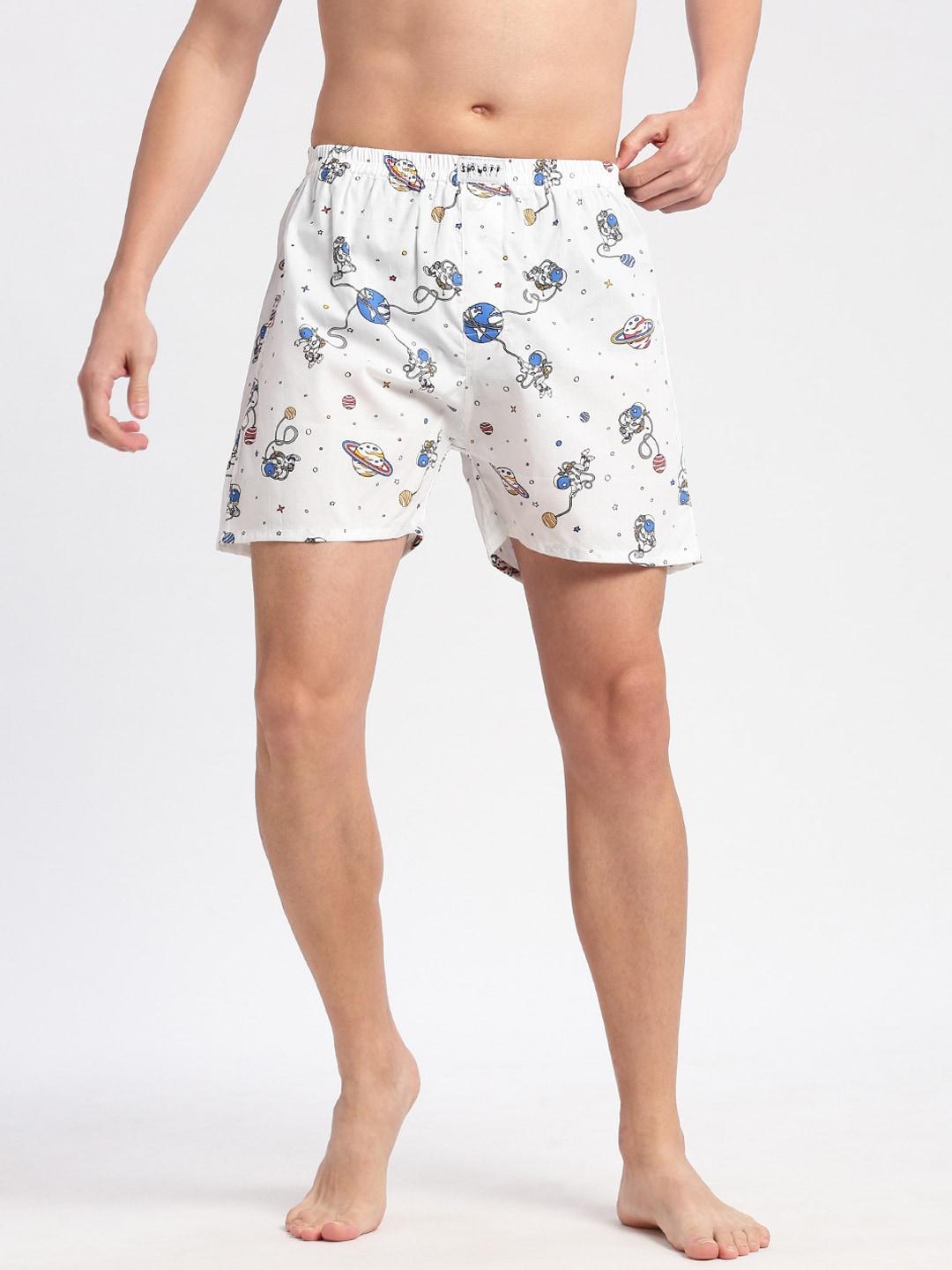 showoff space-printed cotton boxers am-141-5