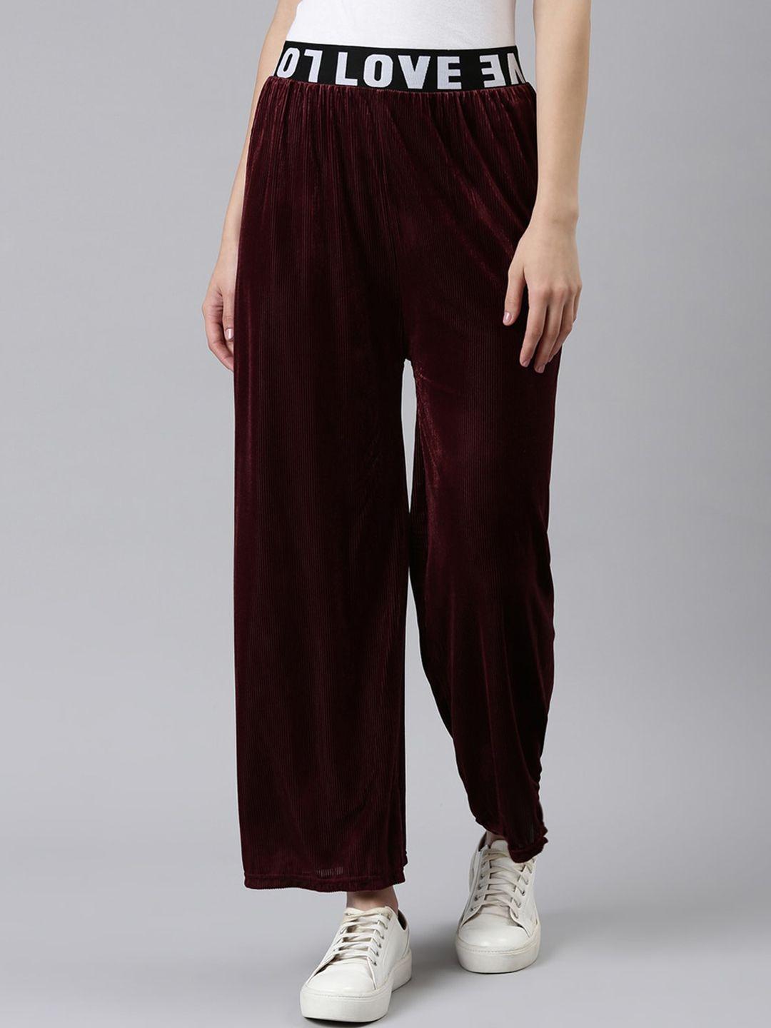 showoff straight-fit track pant