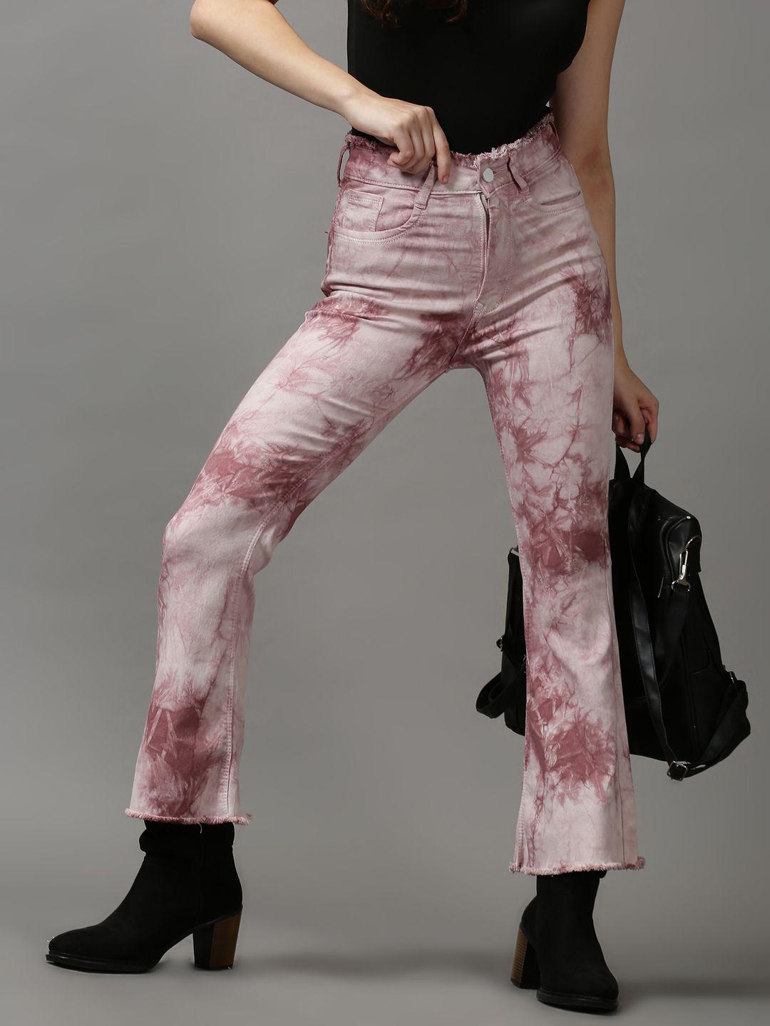 showoff women bootcut stretchable jeans
