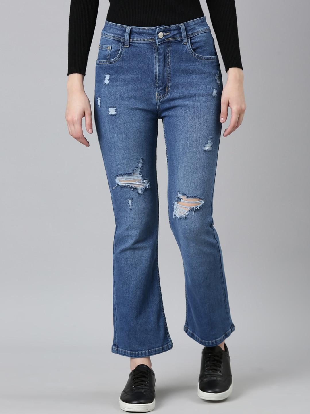 showoff-women-jean-bootcut-mildly-distressed-light-fade-acid-wash-stretchable-cotton-jeans