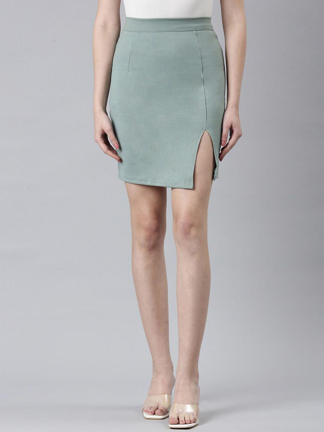 showoff above knee pencil skirt