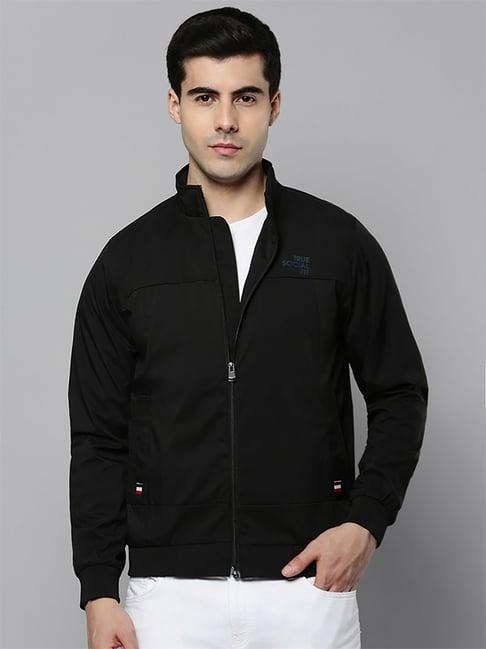 showoff black comfort fit jacket