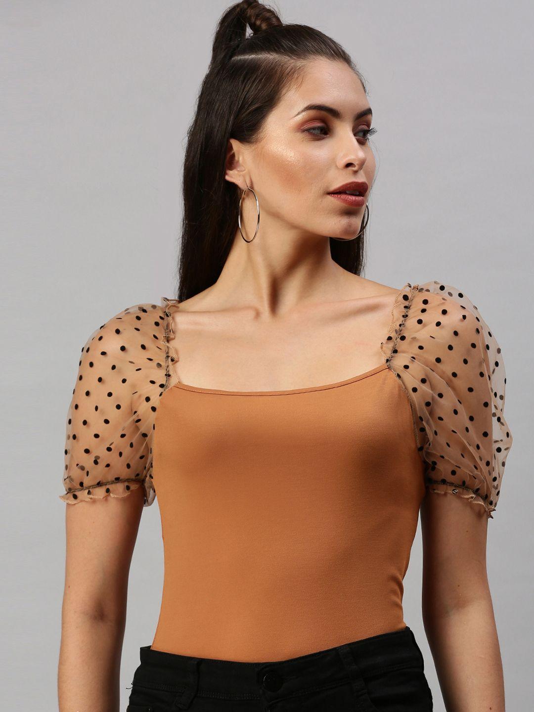 showoff brown solid top