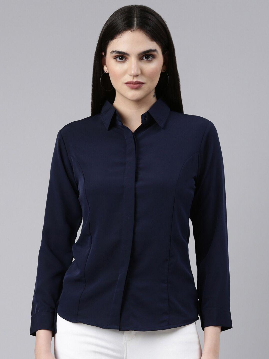 showoff classic opaque long sleeves casual shirt