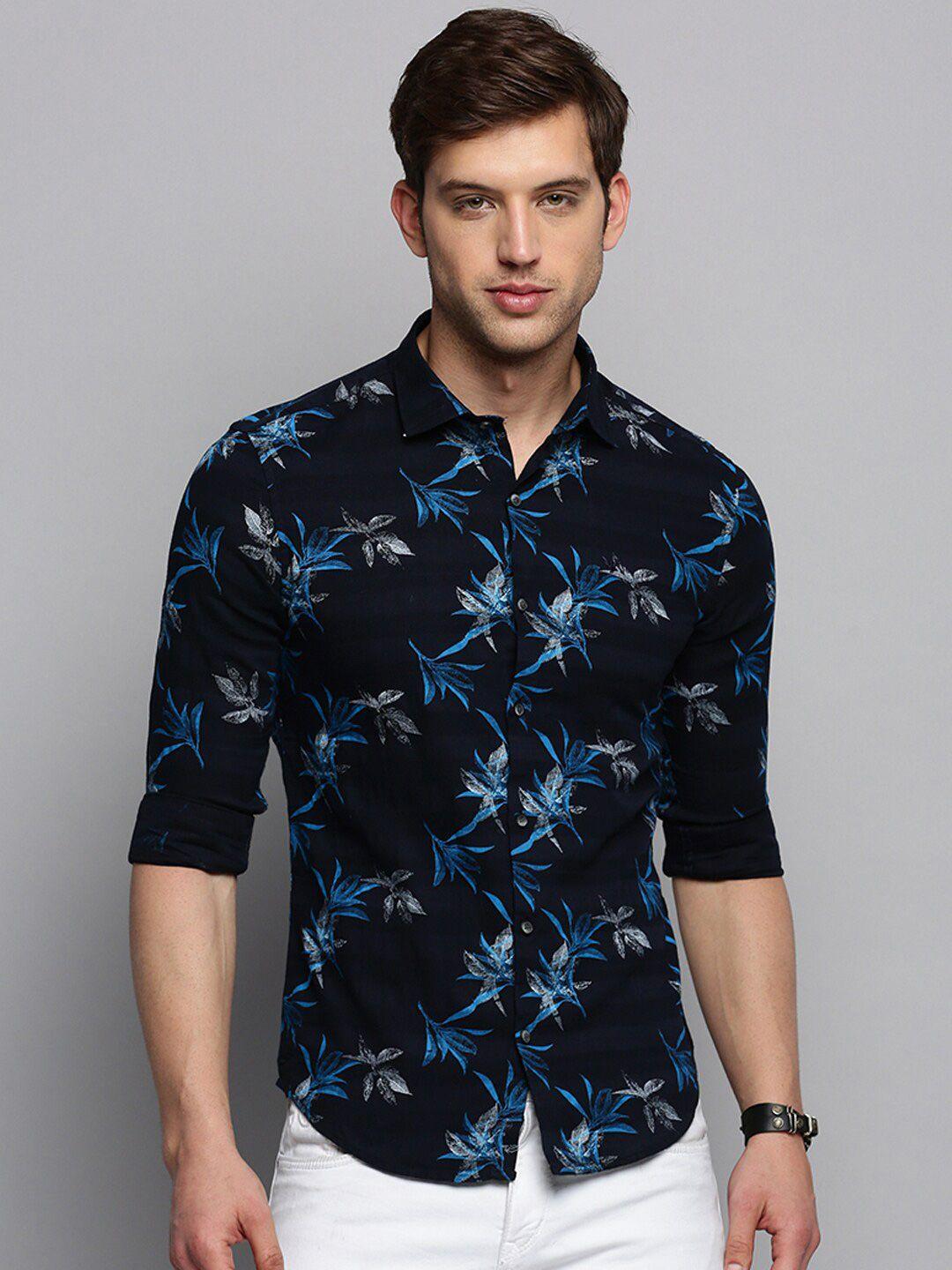 showoff classic printed casual cotton shirt