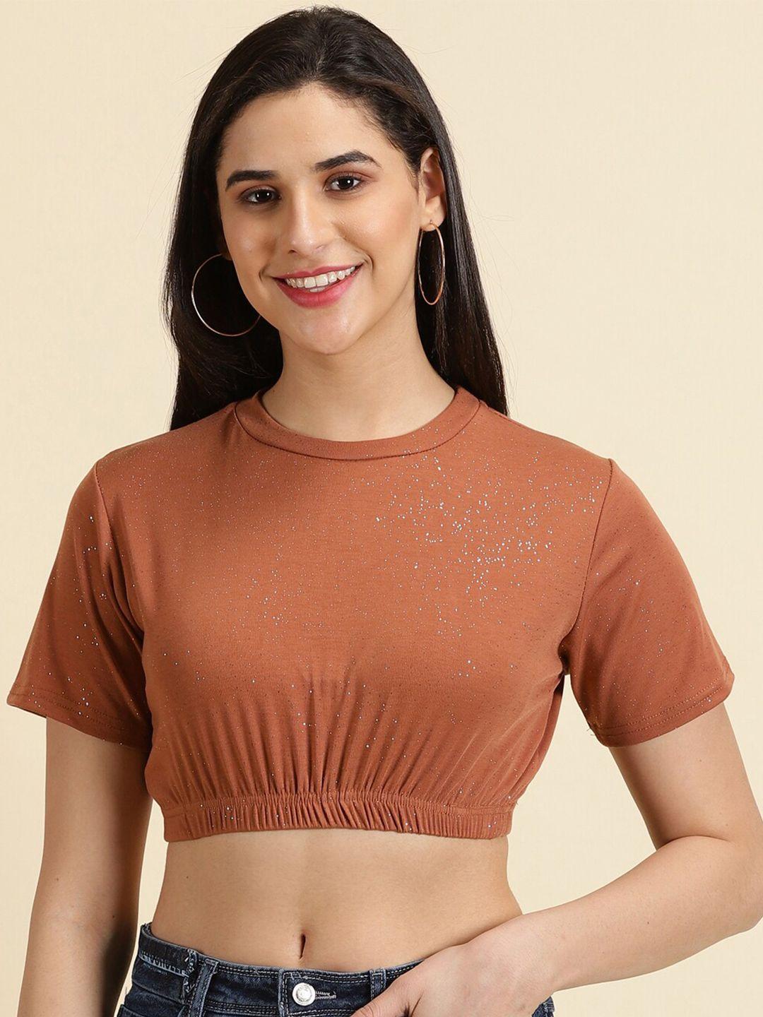 showoff embellished crop top