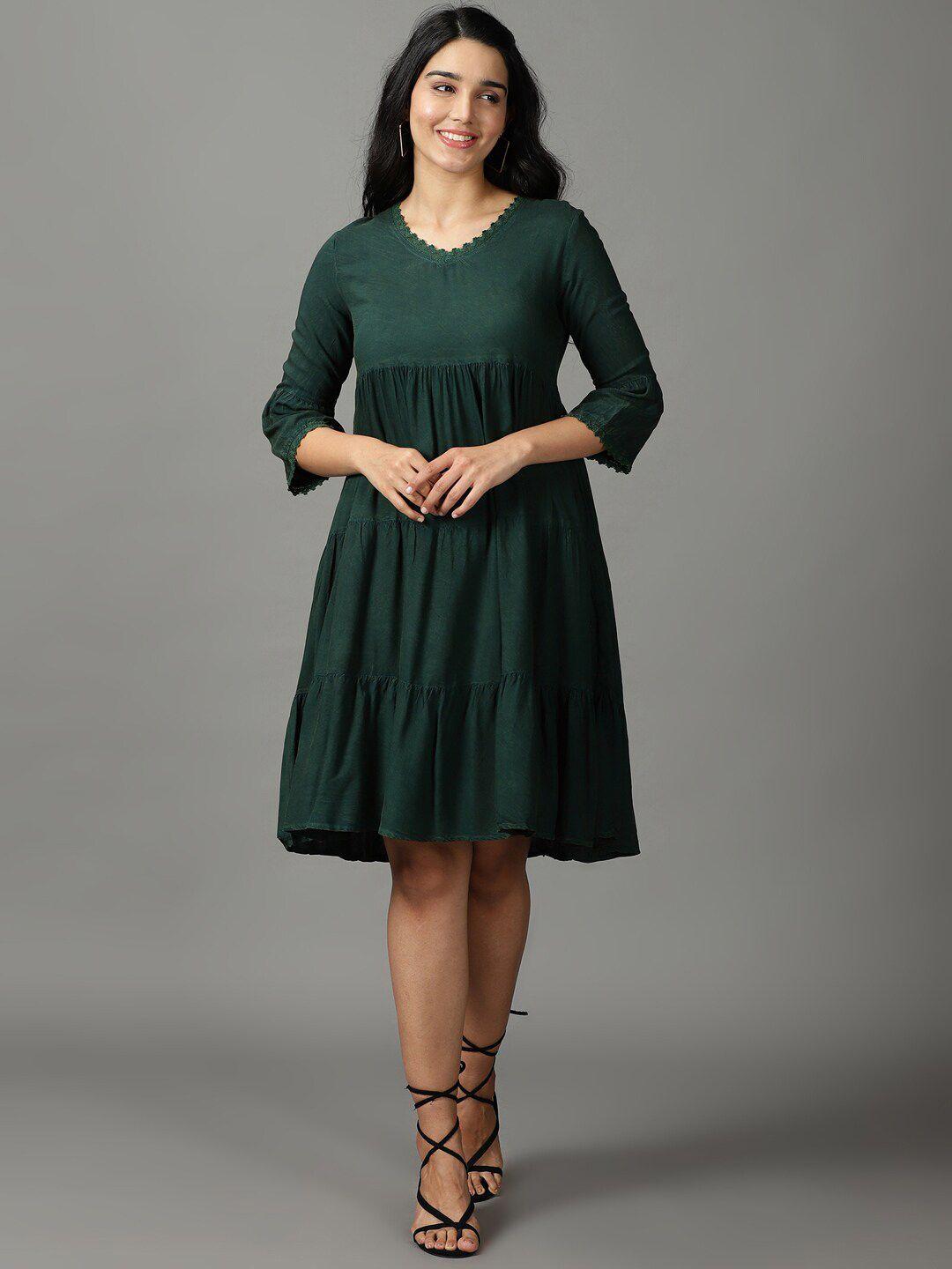 showoff empire cotton dress