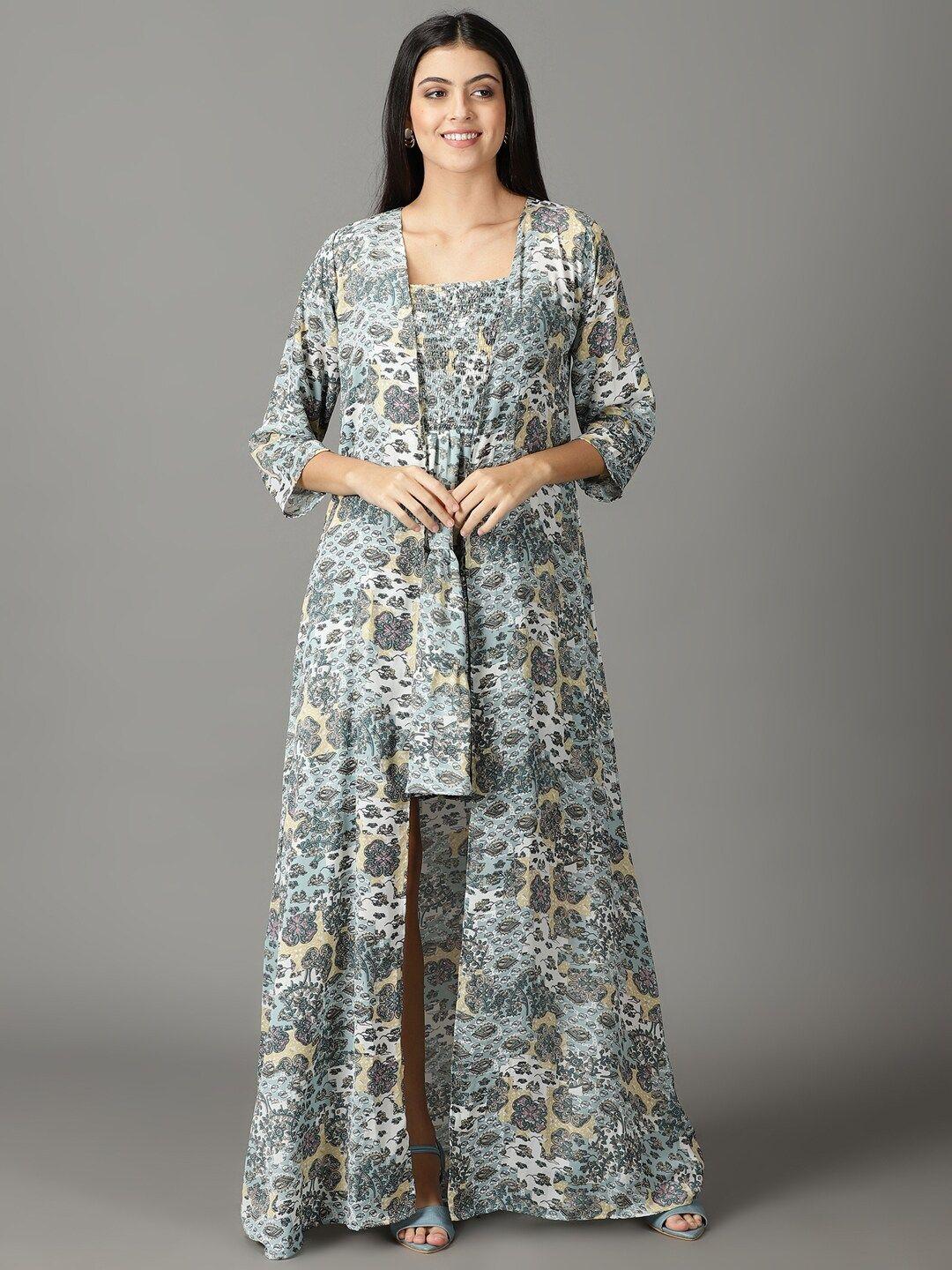 showoff floral chiffon dress