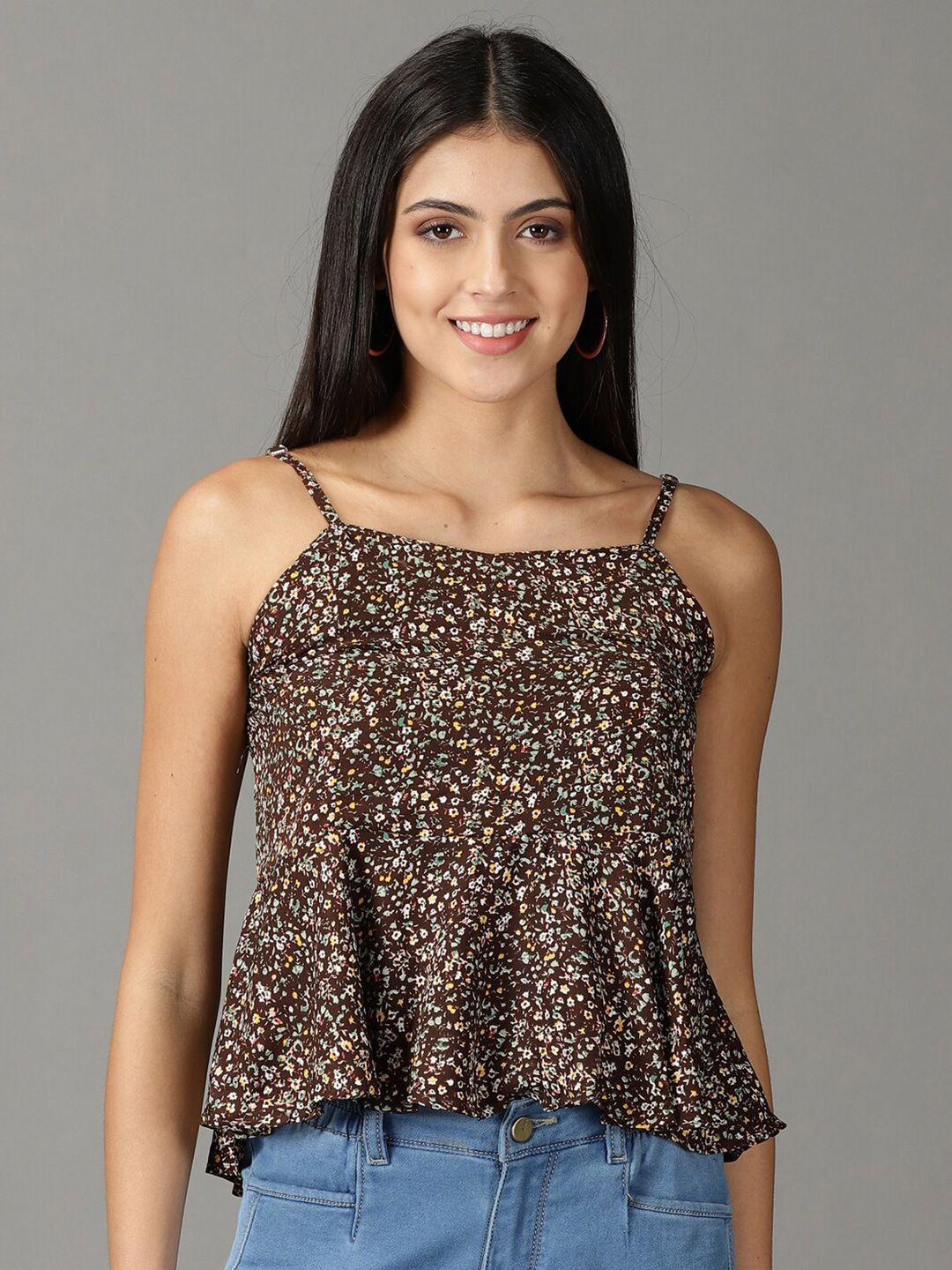 showoff floral print top