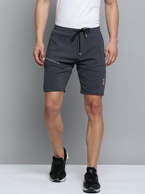 showoff grey regular fit shorts