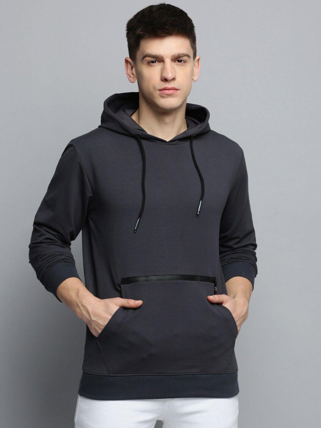 showoff hooded pullover cotton sweatshirt