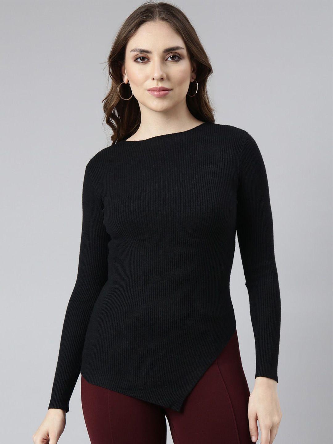 showoff long sleeves round neck top