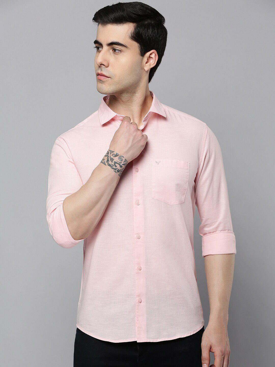 showoff men classic casual cotton shirt