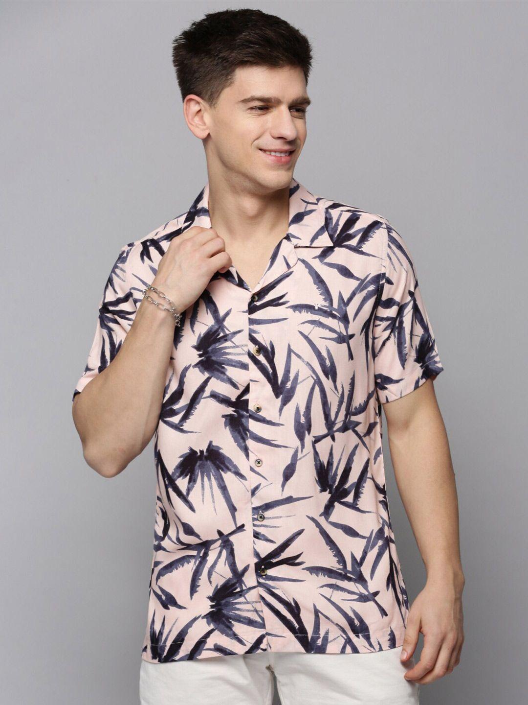 showoff men comfort printed casual shirt