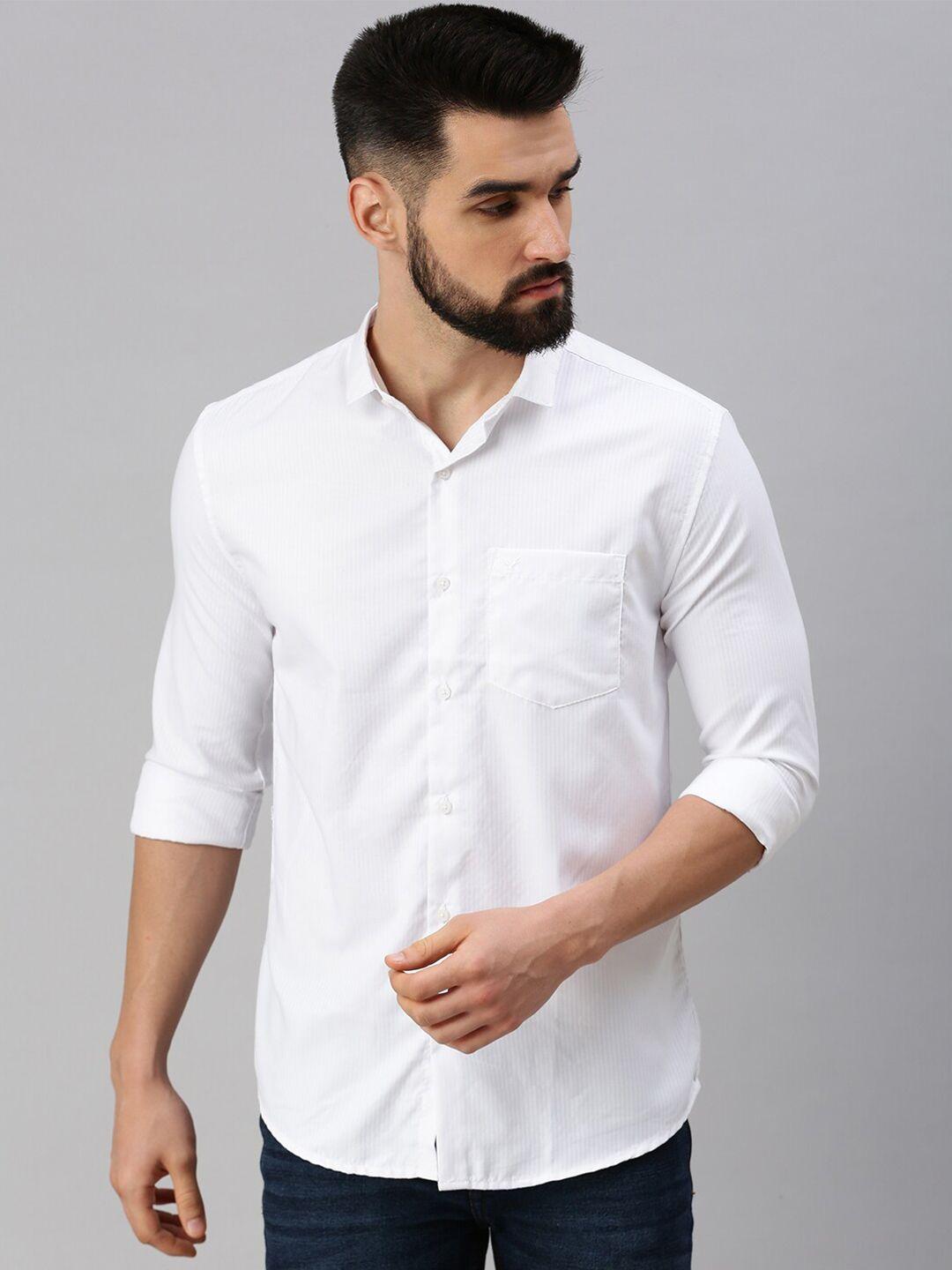 showoff men comfort solid casual shirt