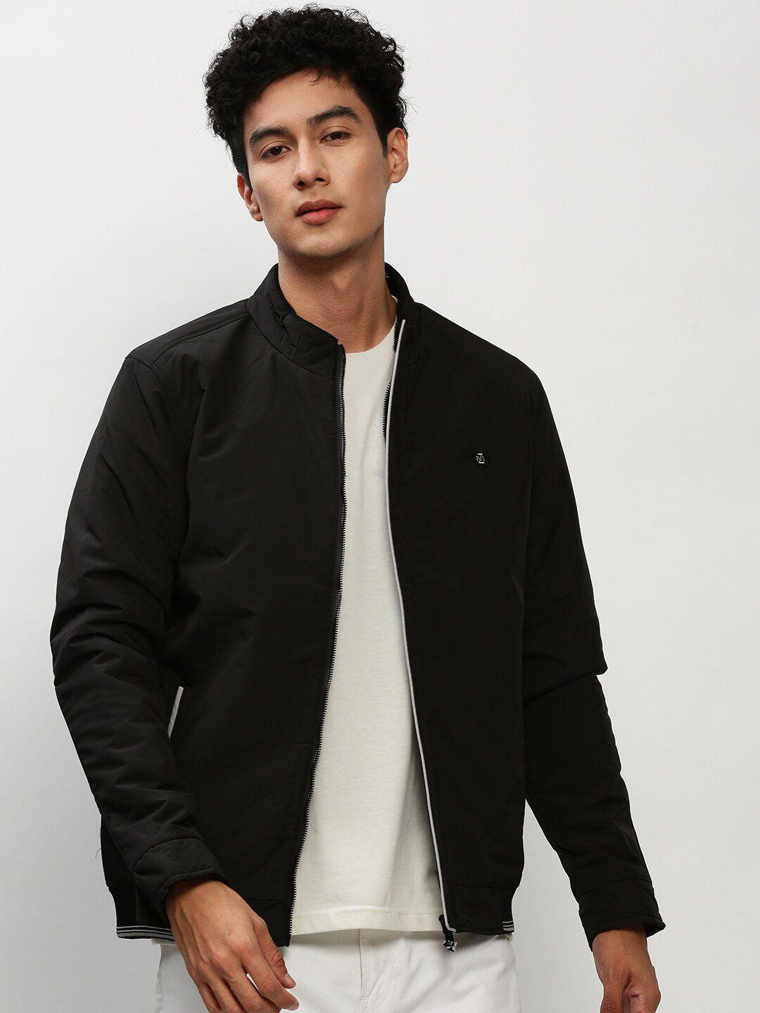 showoff mock collar windcheater bomber jacket