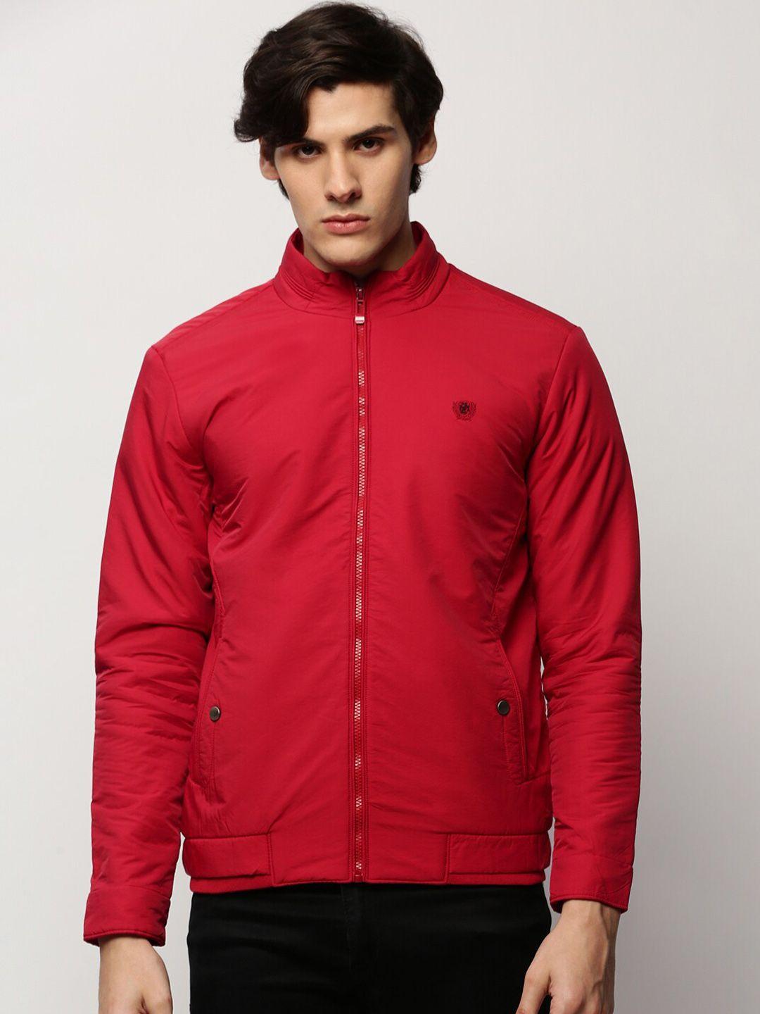 showoff mock collar windcheater taslon bomber jacket