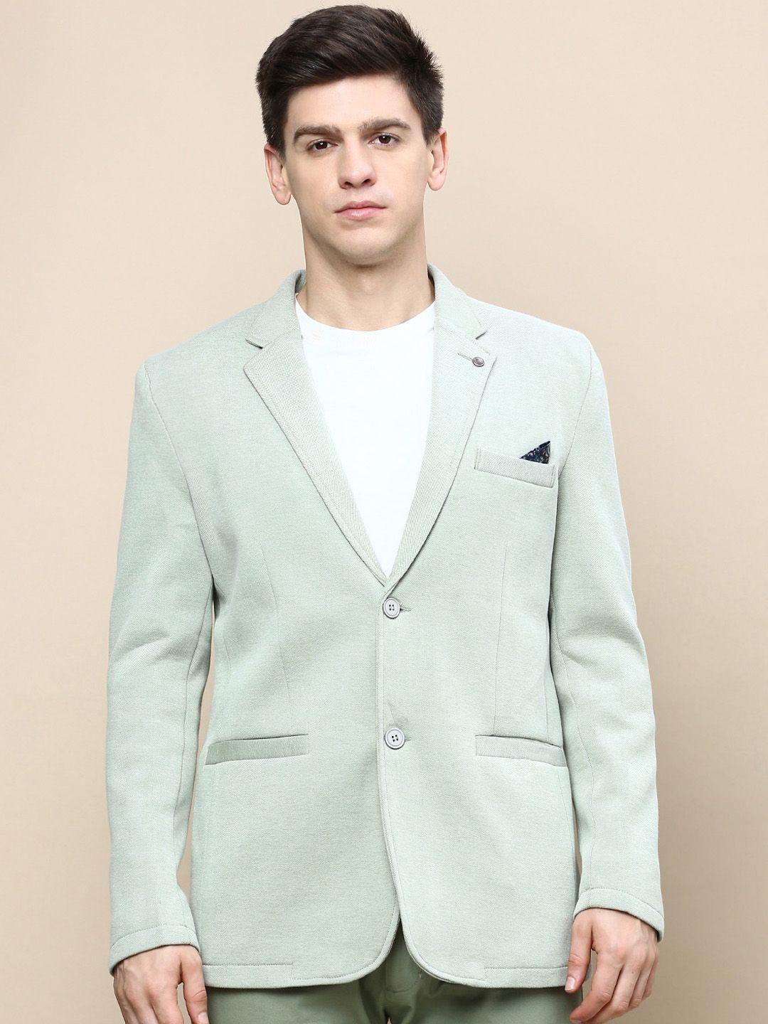 showoff notched lapel single breasted blazer