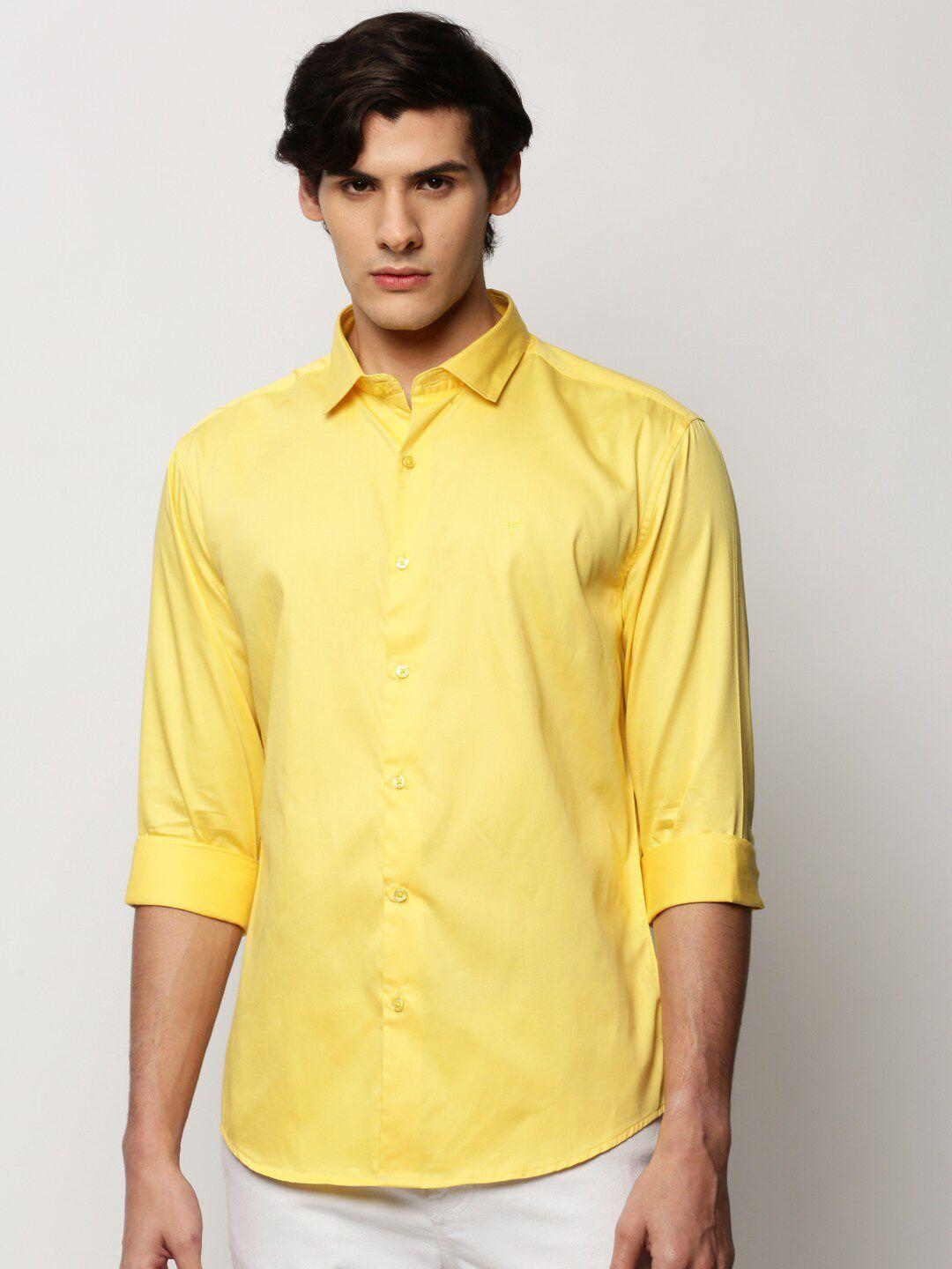 showoff premium spread collar cotton slim fit casual shirt