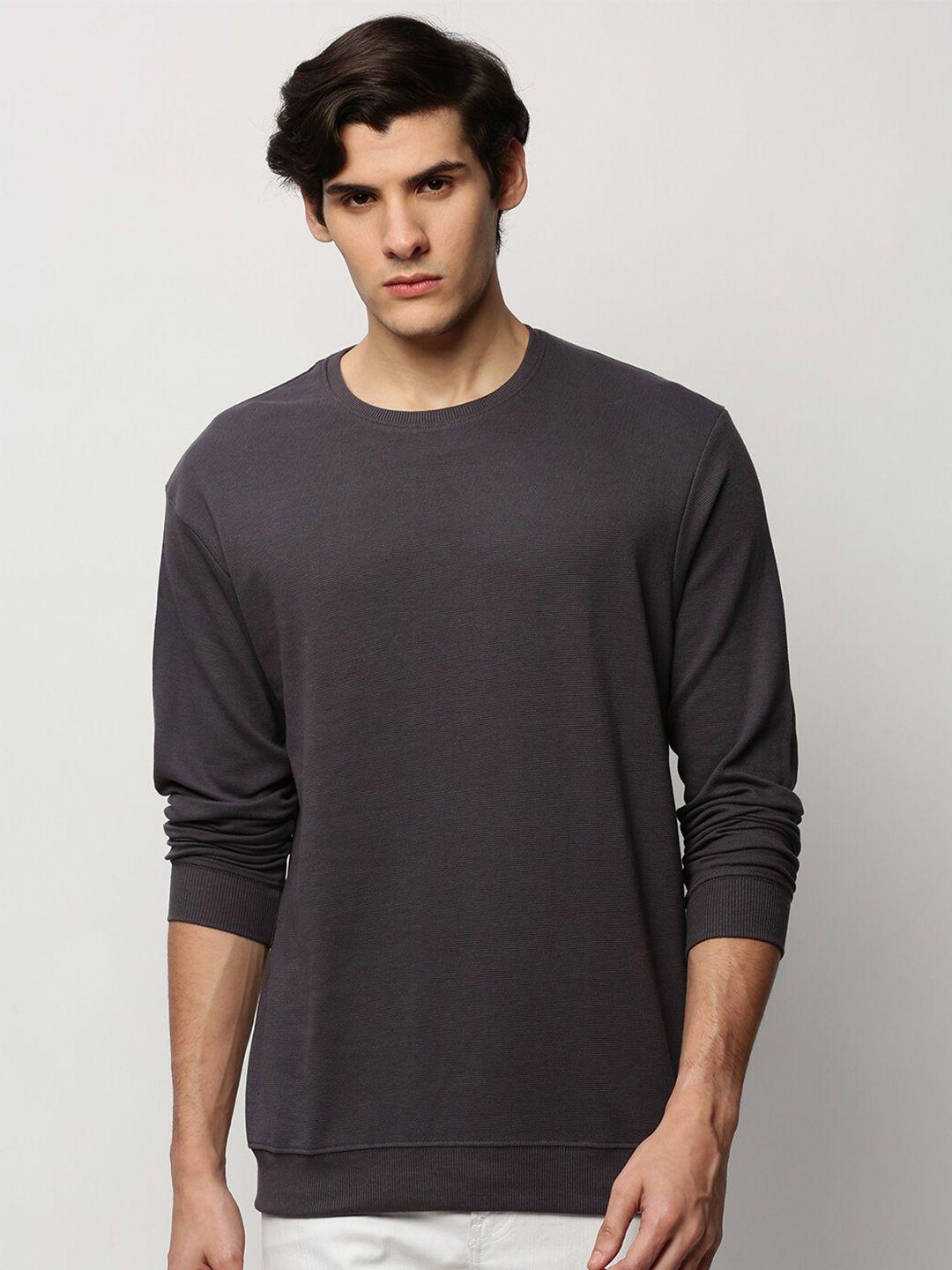 showoff round neck long sleeves cotton pullover