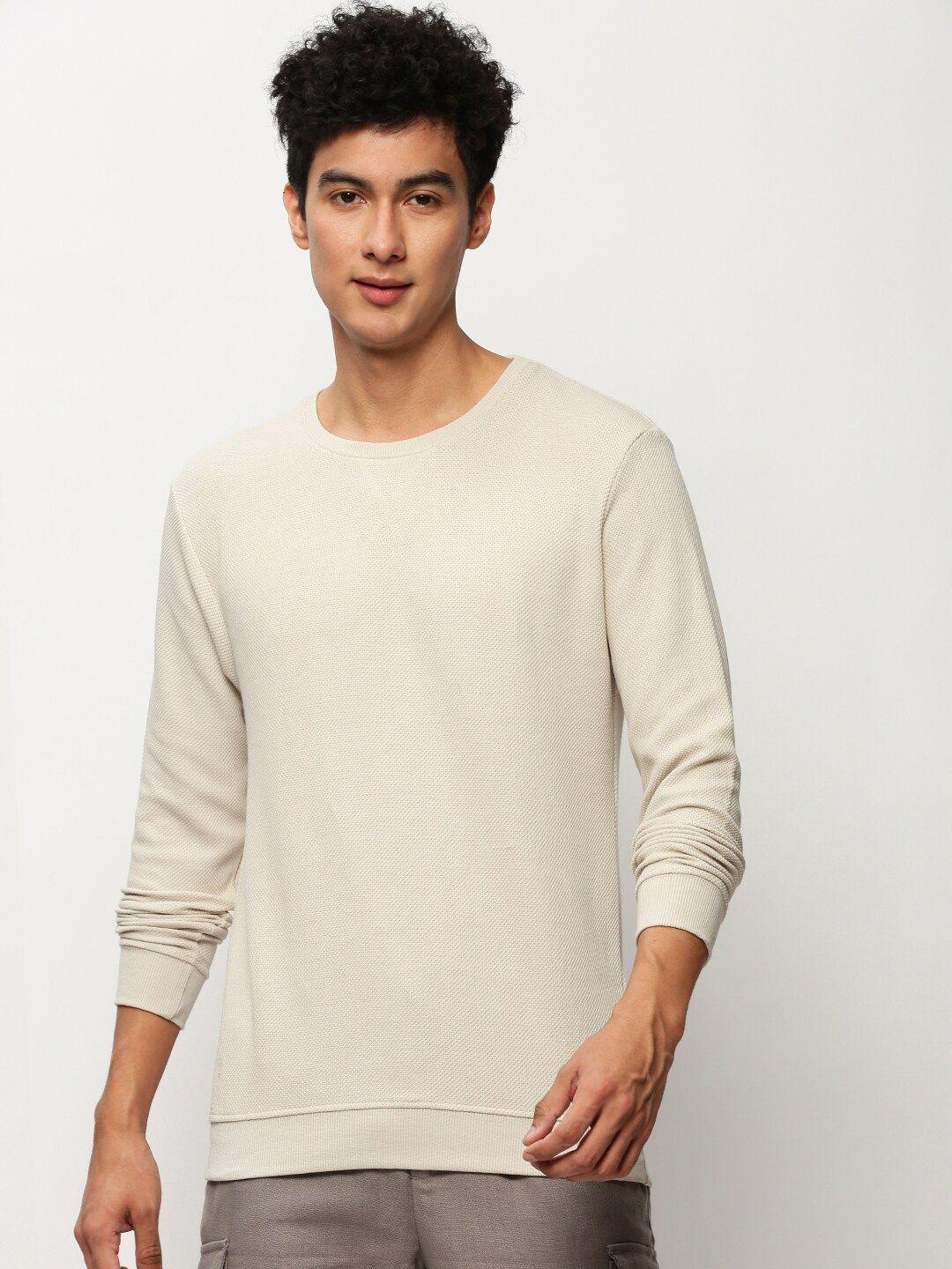 showoff round neck long sleeves cotton pullover
