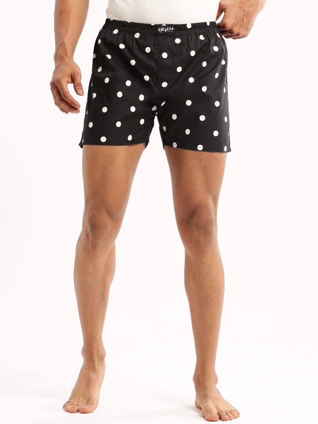 showoff slim fit conversational printed cotton boxer am-126-19_black