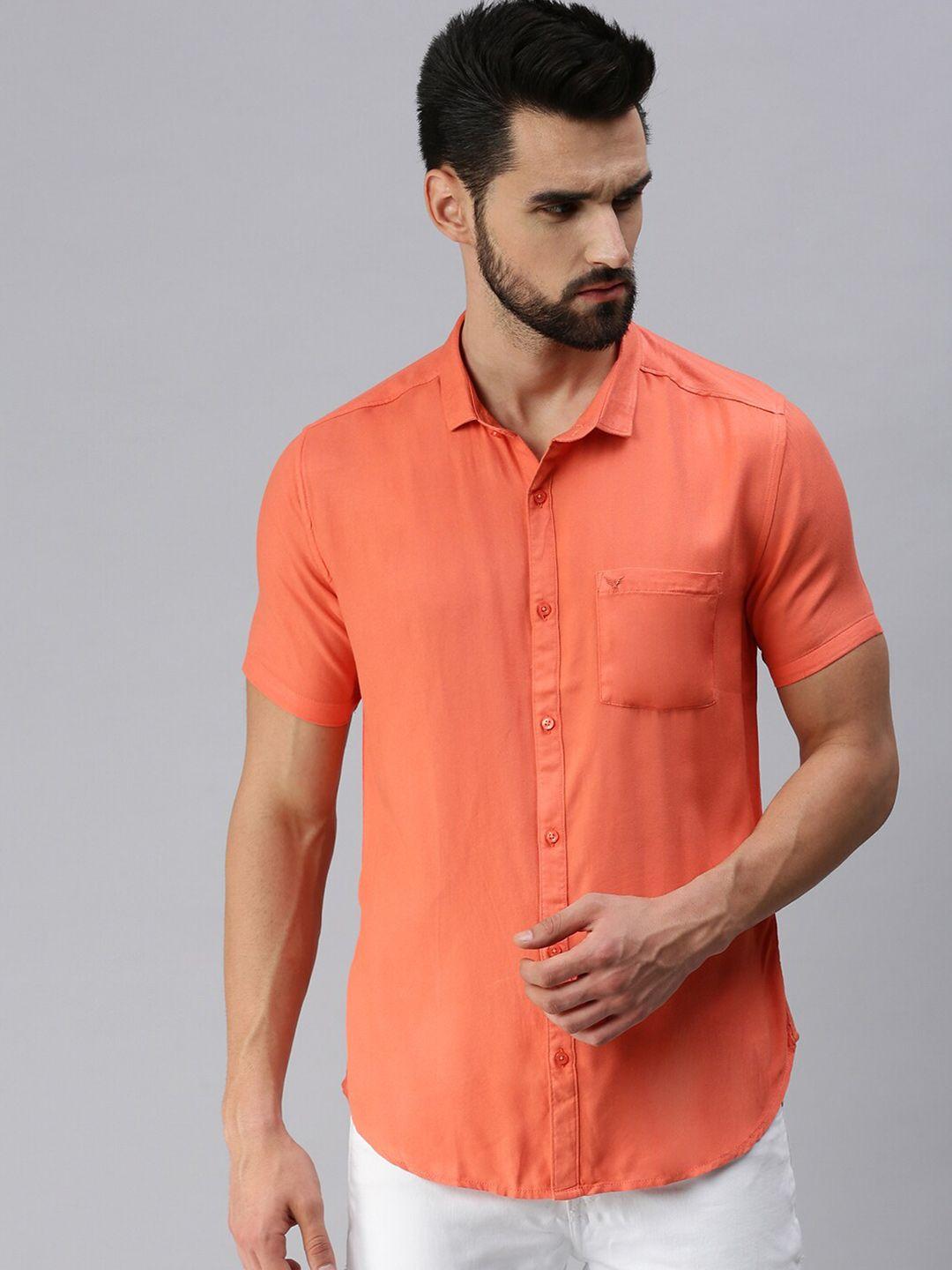 showoff spread collar comfort opaque casual shirt