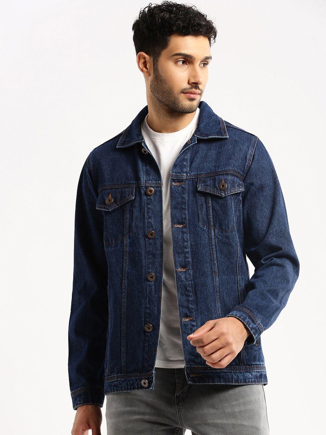 showoff spread collar windcheater denim jacket