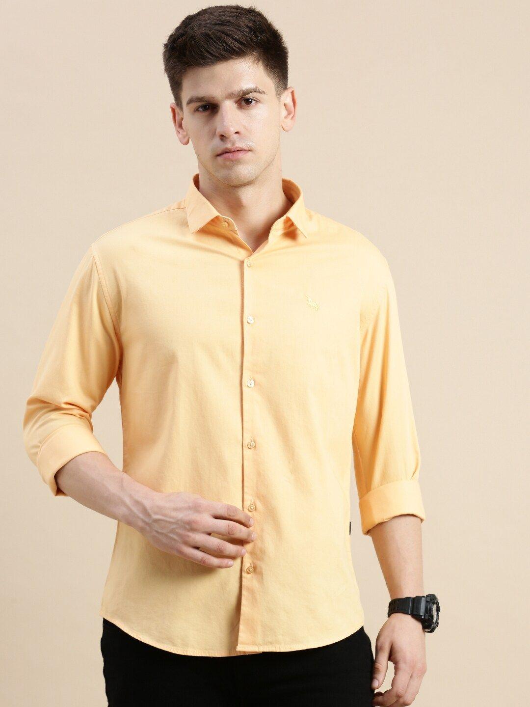showoff standard slim fit opaque cotton casual shirt