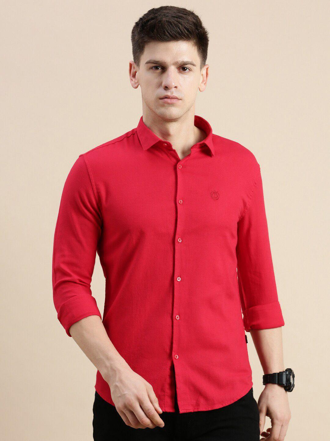 showoff standard slim fit opaque cotton casual shirt