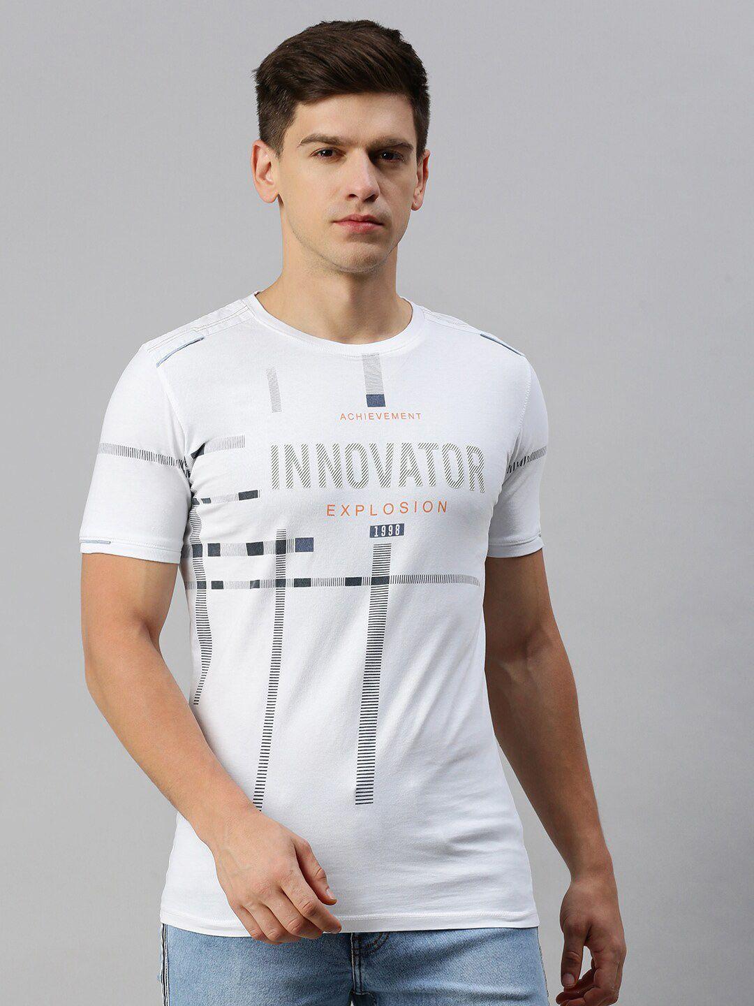 showoff typography printed regular fit t-shirt