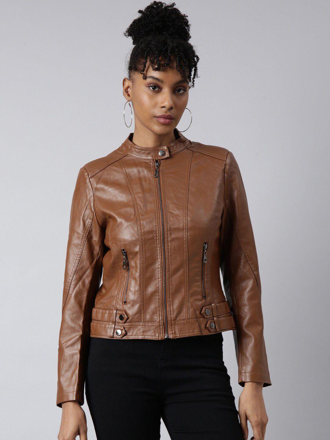 showoff windcheater crop biker jacket