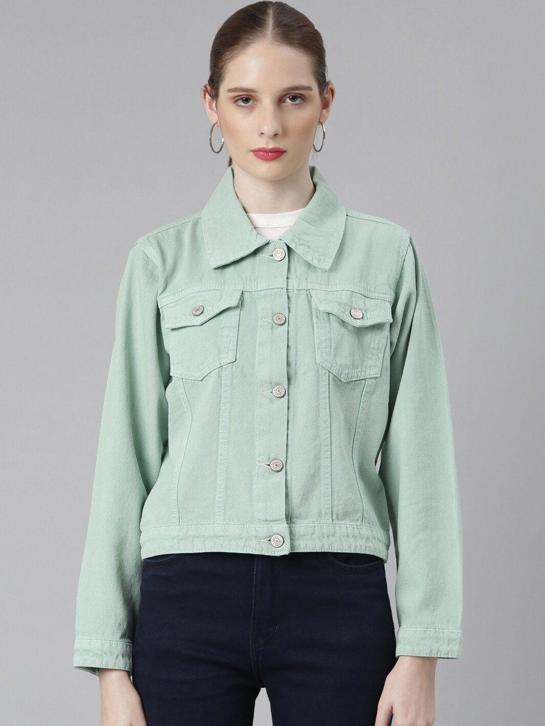 showoff windcheater denim jacket