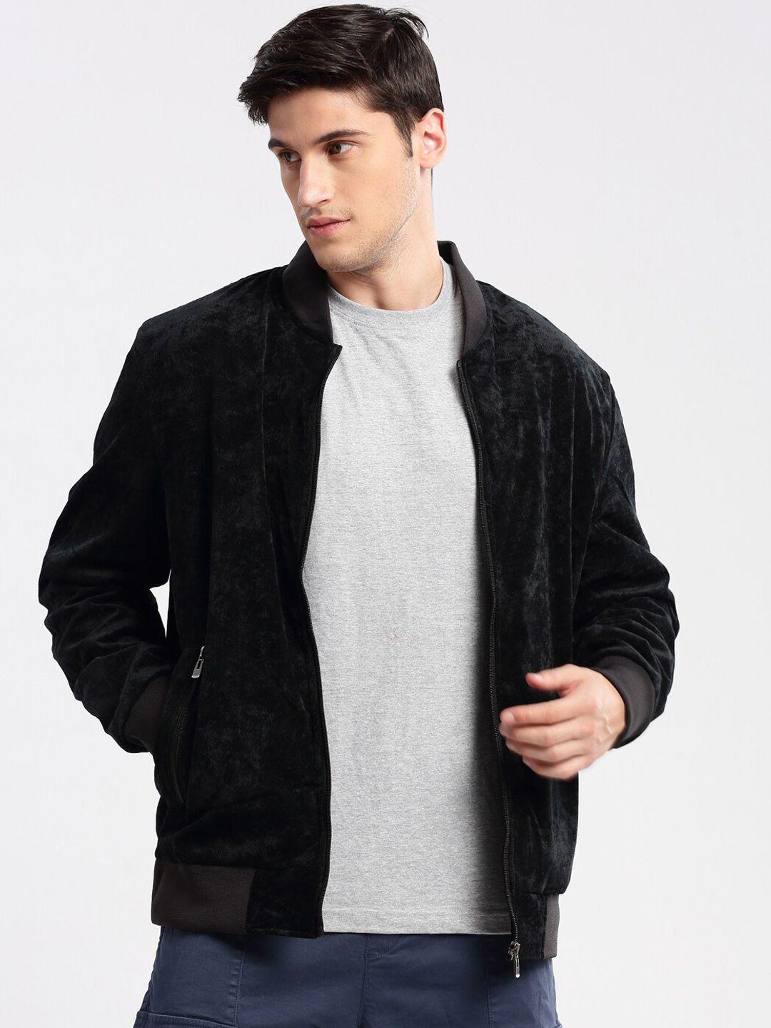 showoff windcheater fleece bomber jacket