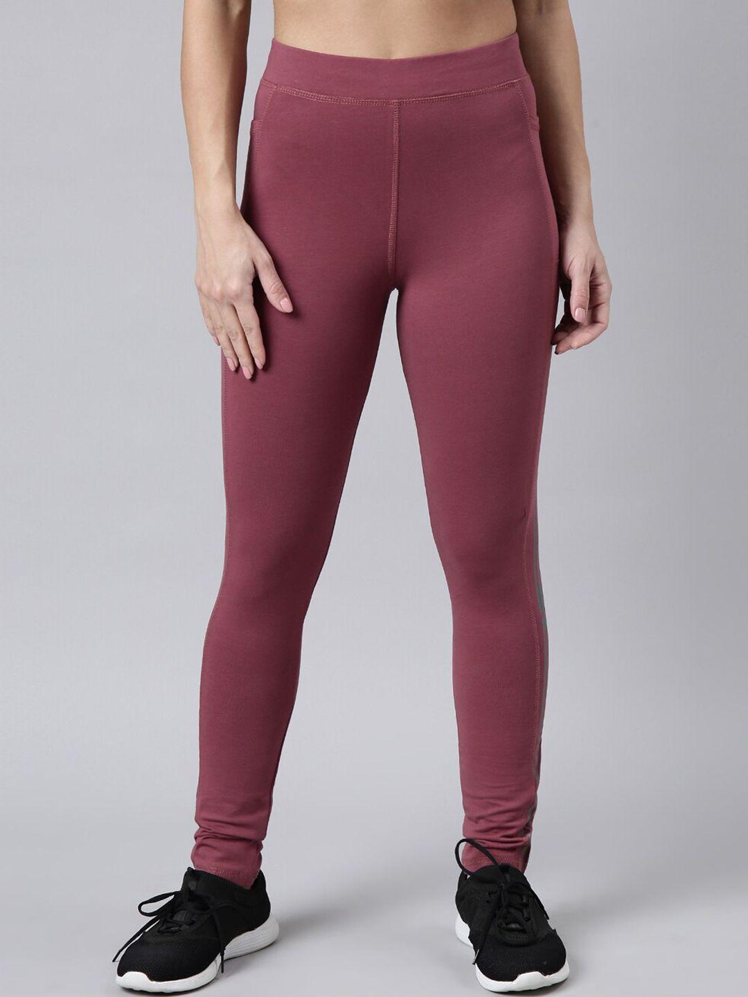 showoff women slim-fit cotton track pant