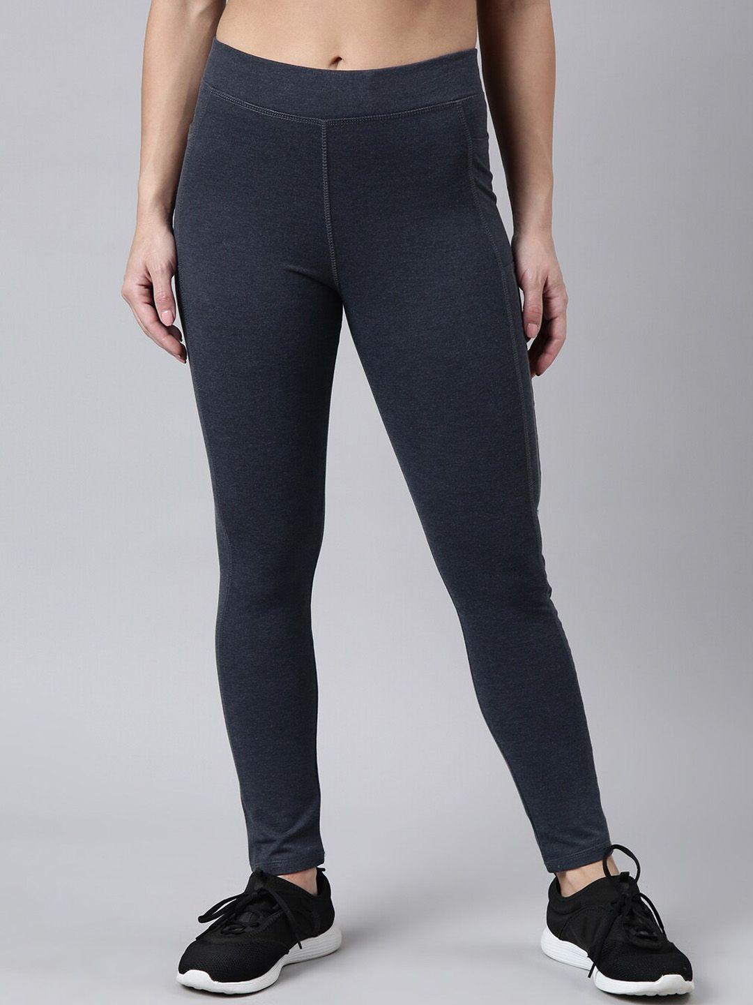 showoff women slim-fit cotton track pants