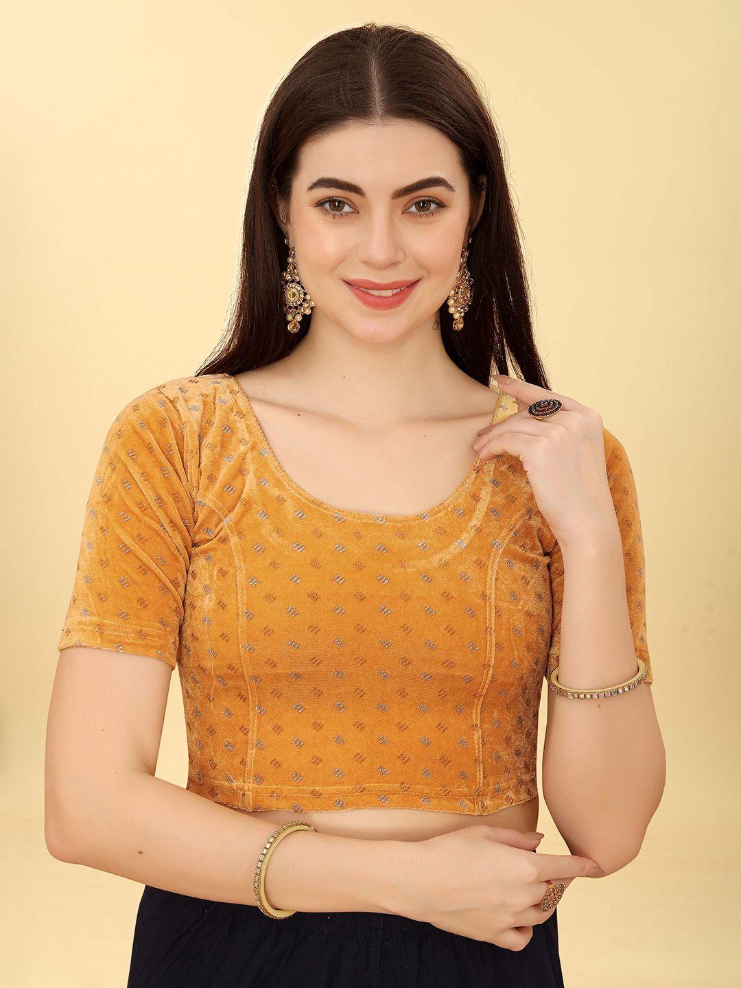 shree swangiyamata company embellished saree blouse