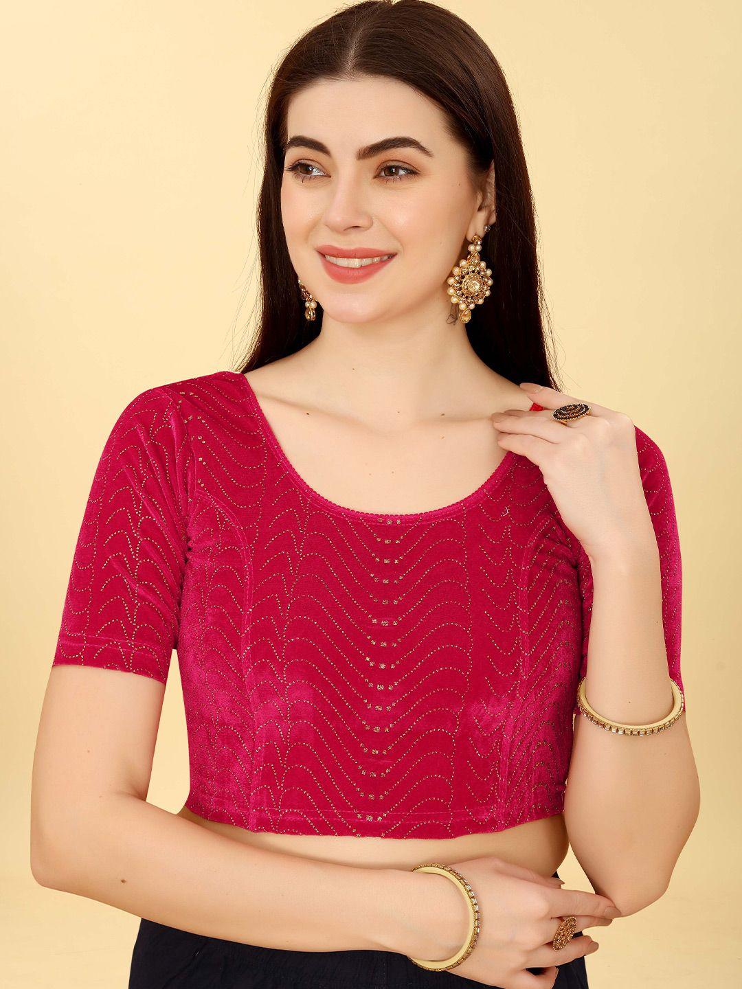 shree swangiyamata company embellished saree blouse