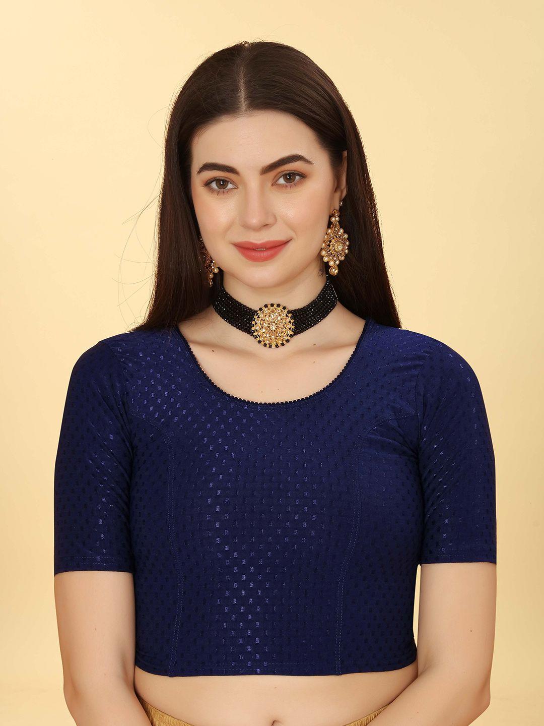 shree swangiyamata company round neck saree blouse