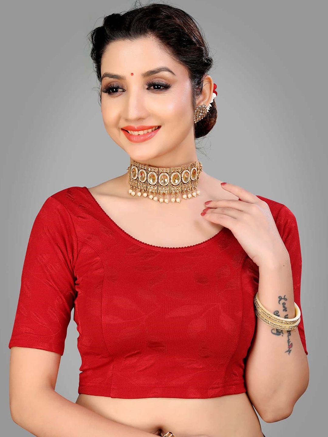 shree swangiyamata company stretchable round neck saree blouse