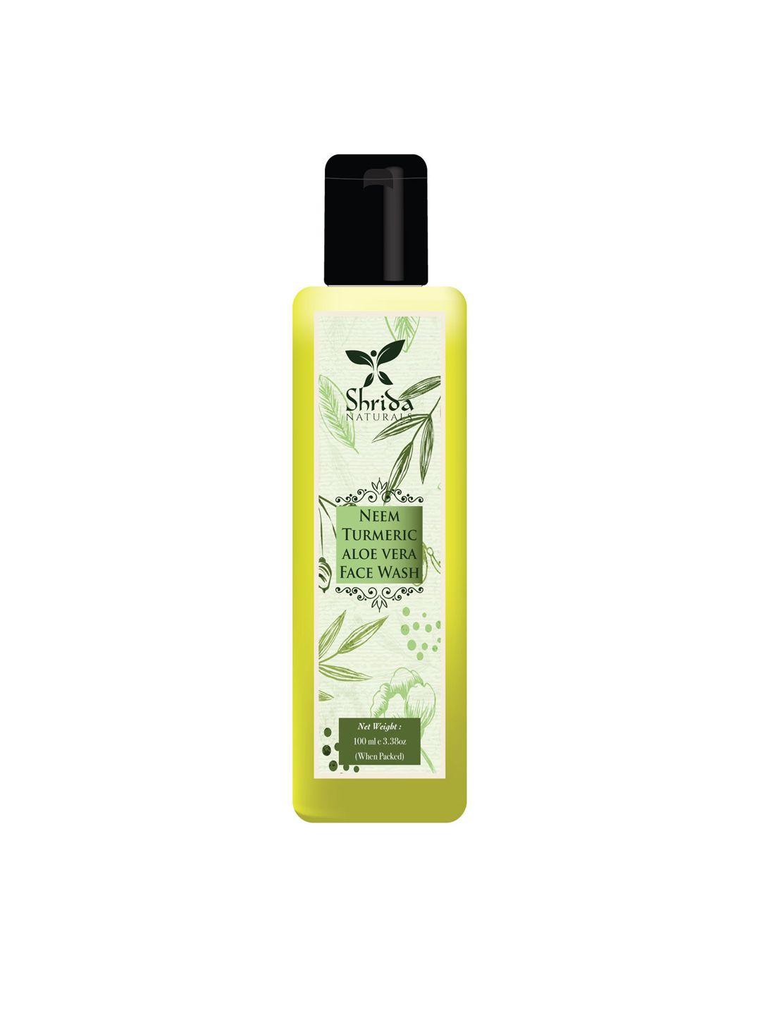 shrida neem turmeric aloe vera face wash