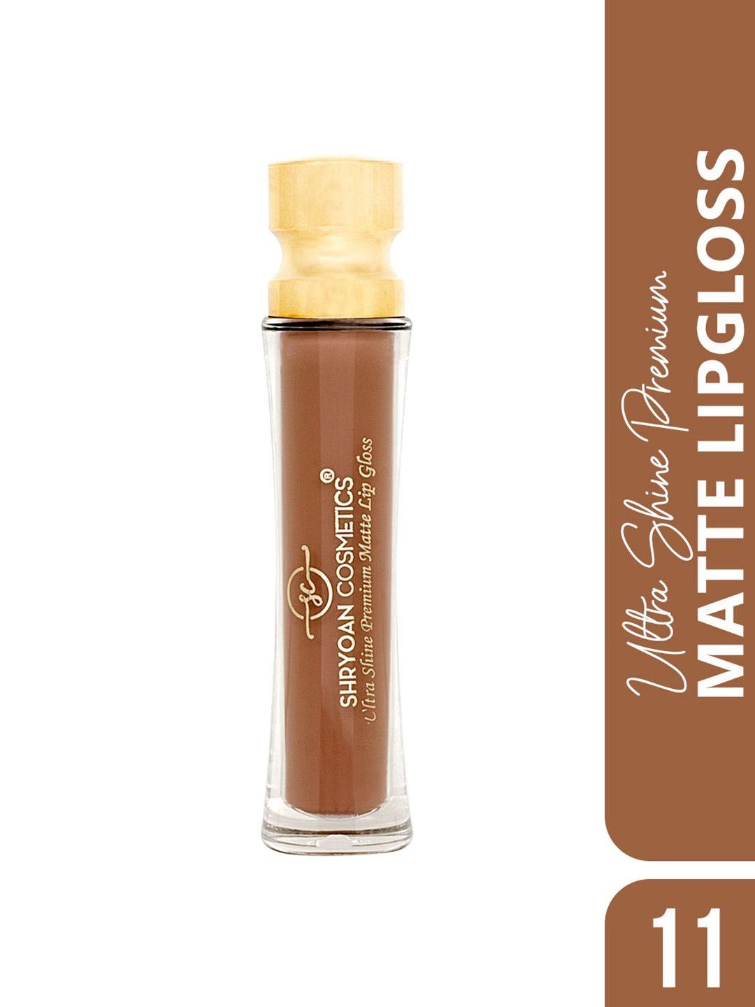 shryoan ultra shine premium matte lip gloss - 6ml - godiva 11