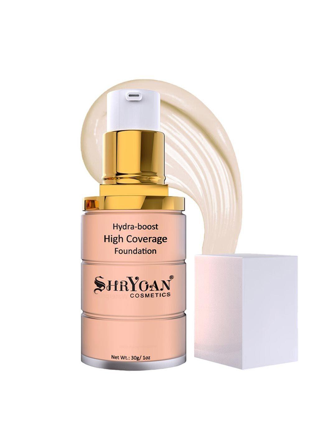 shryoan beige colored hydra-boost high coverage foundation