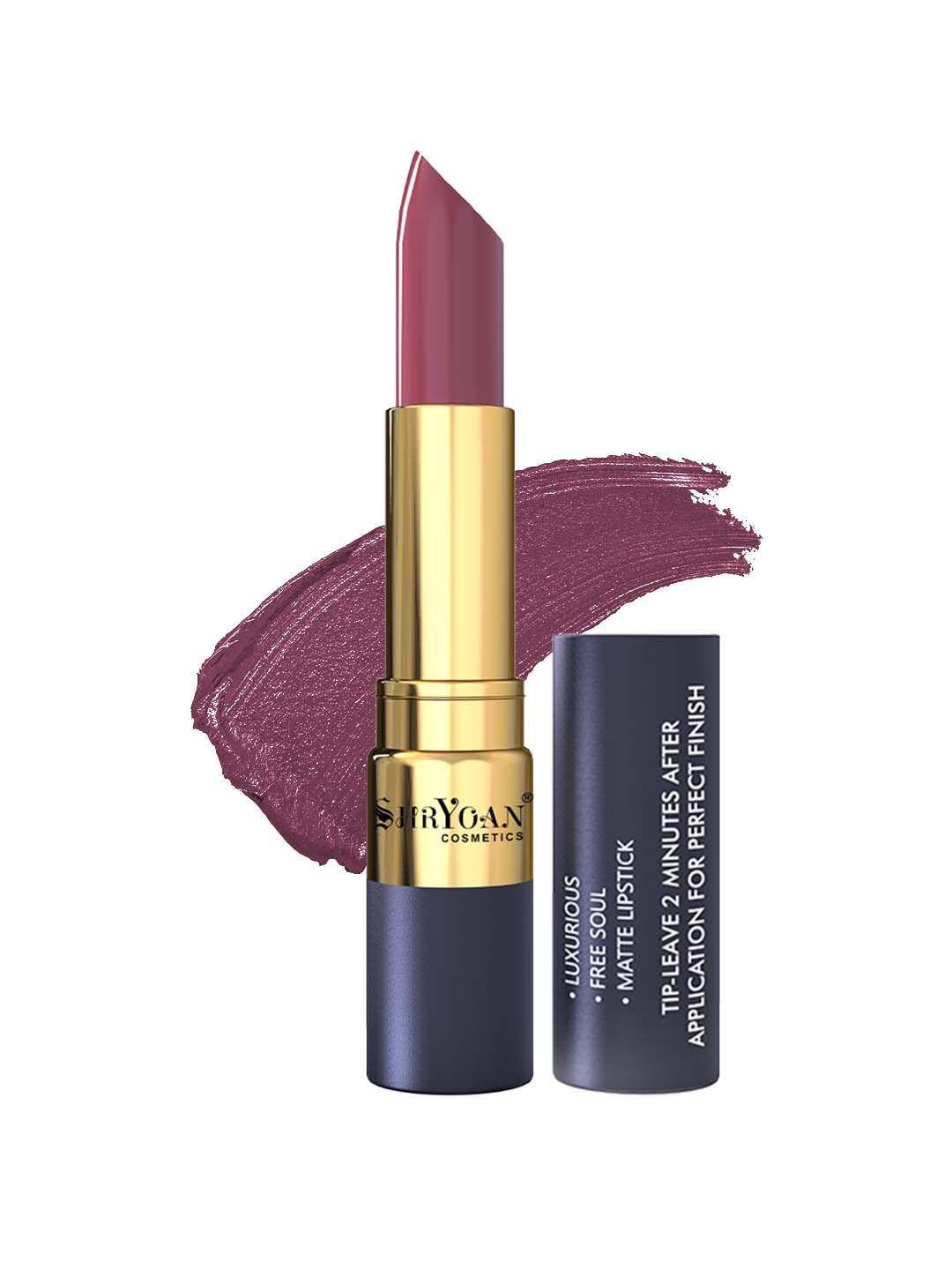 shryoan intensely pigmented luxurious free soul matte lipstick - warmth