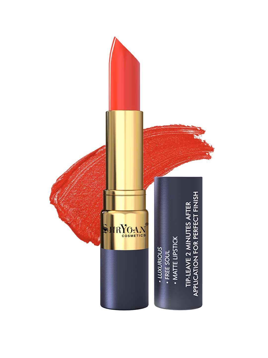 shryoan luxurious free soul matte lipstick - 3.8 gm